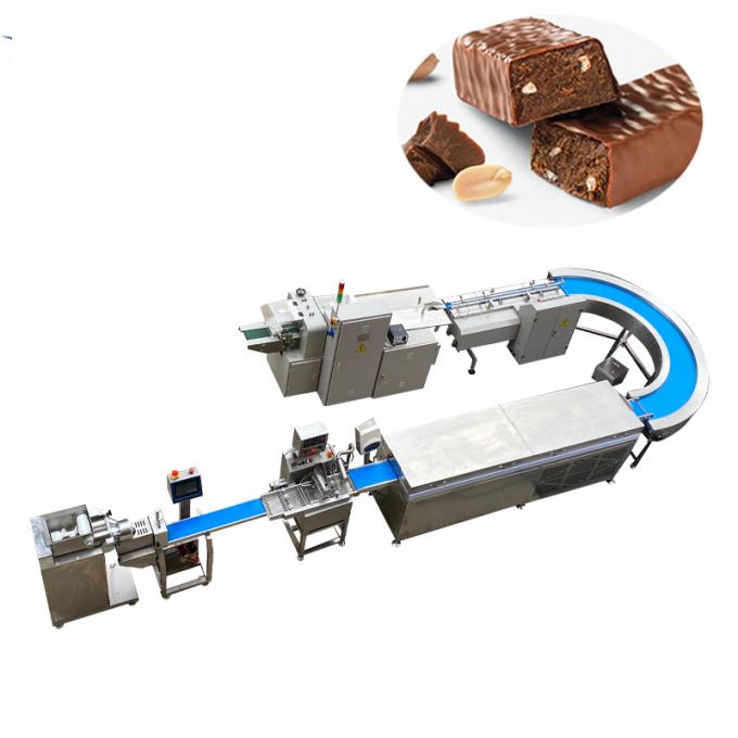 Barre recouverte de chocolat de protéine d'énergie du fruit P307 faisant la machine 0