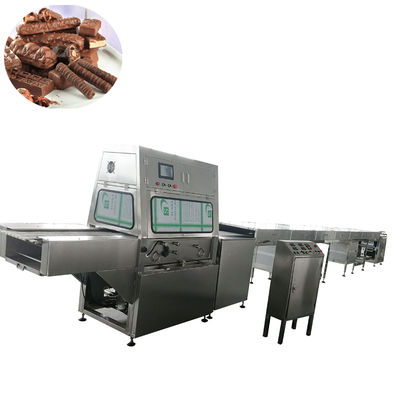 400MM belt width industrial chocolate enrobing line for sales